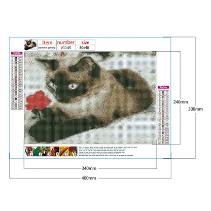 Siamese Cat | Diamond Painting