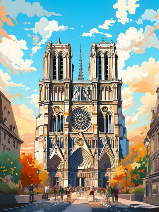 Notre Dame | Cross Stitch Embroidery