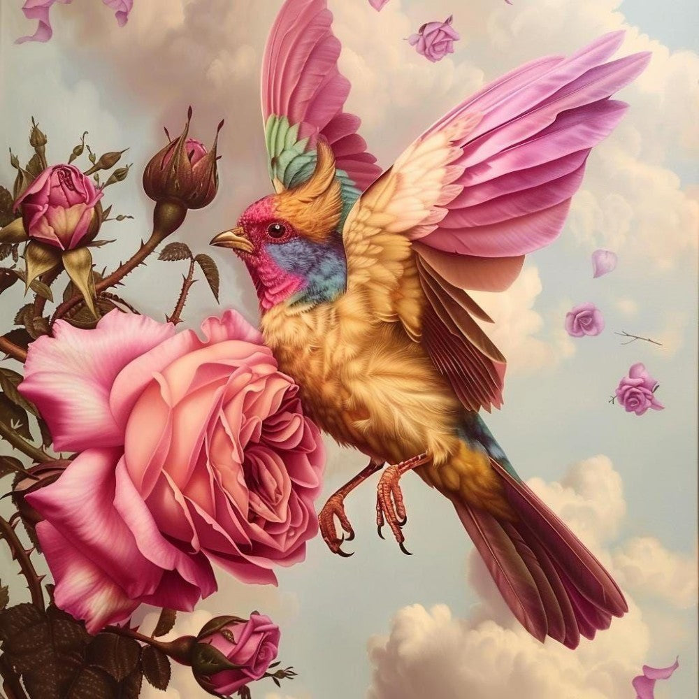 Birds and Flowers | Diamond Painting