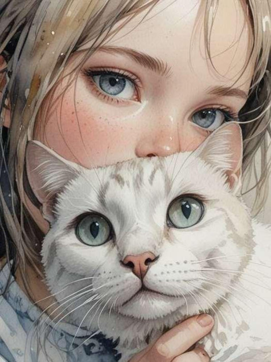 Cat Lady | Diamond Painting