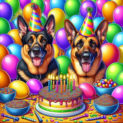 Dog German Shepherd | Diamond Painting