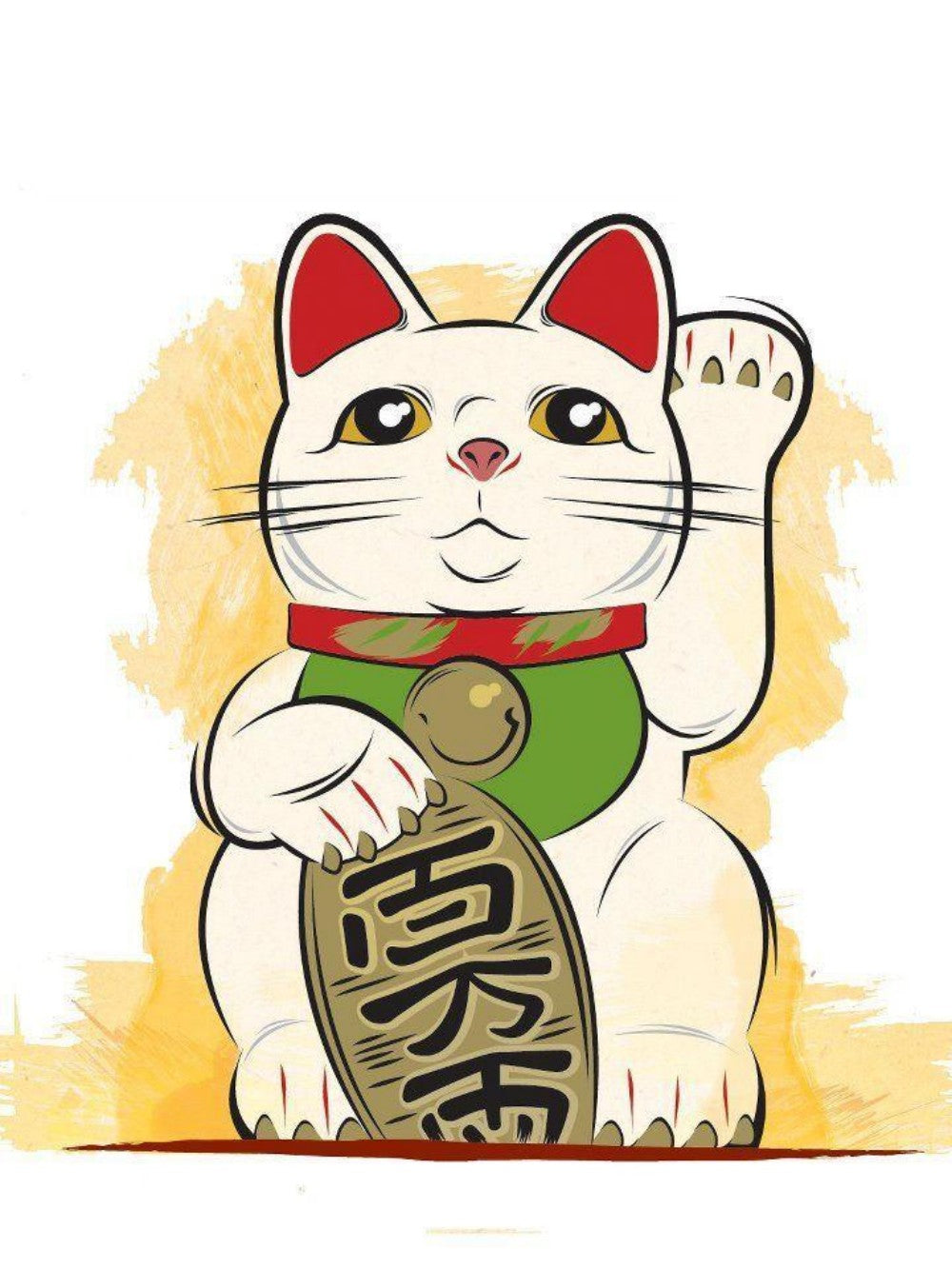 Bell Lucky Cat | Diamond Painting