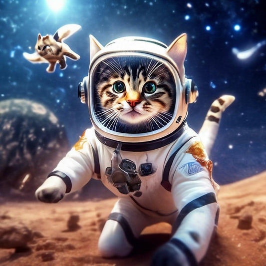 Cats in Space | Diamond Painting