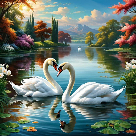 Swan | Diamond Painting