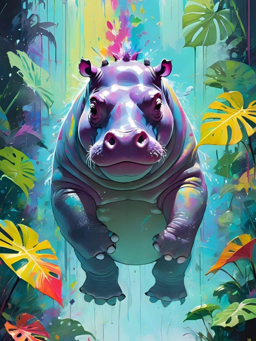 Hippo | Diamond Painting