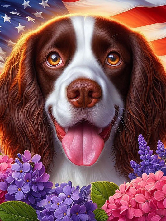 English Springer Spaniel Dog | Diamond Painting