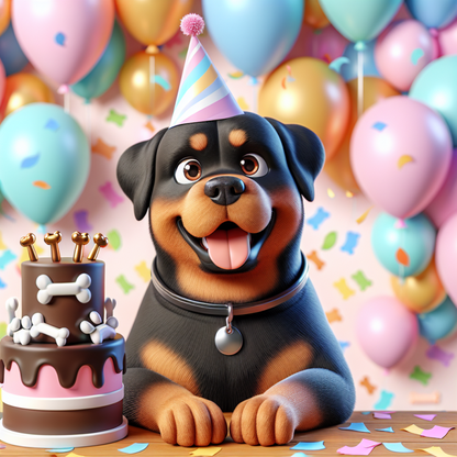 Rottweiler Dog | Diamond Painting