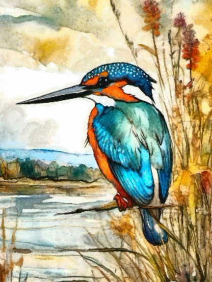 Kingfisher | Diamond Painting