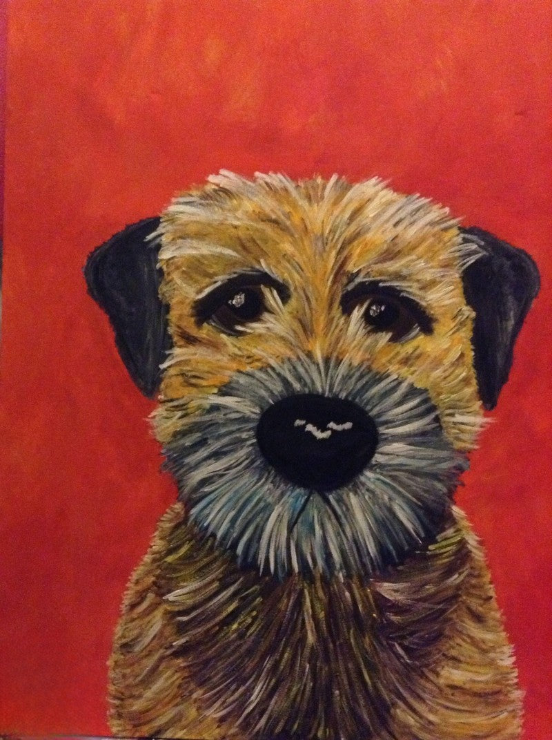Dog Border Terrier | Diamond Painting