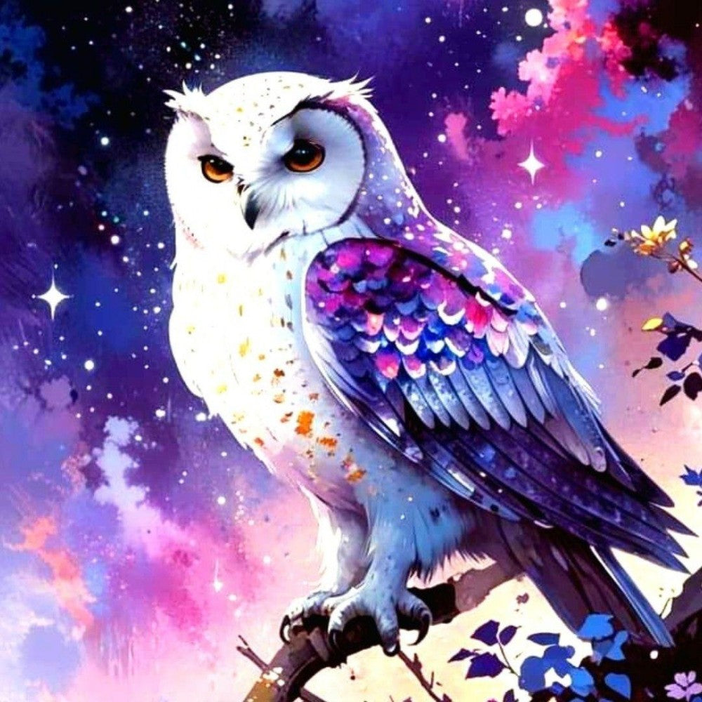 Colorful Owl | Diamond Painting