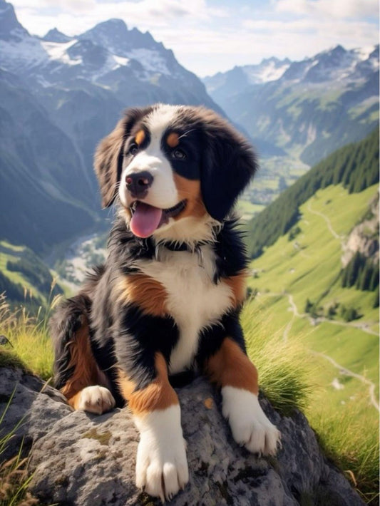 Bernese Mountain Dog | Diamond Painting