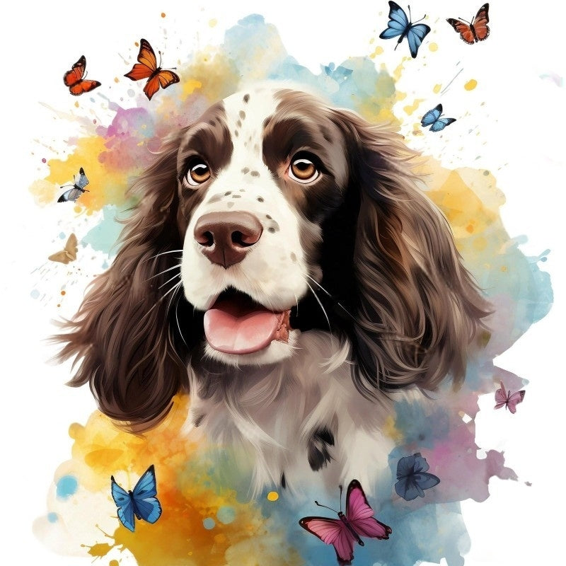 English Springer Spaniel Dog | Diamond Painting