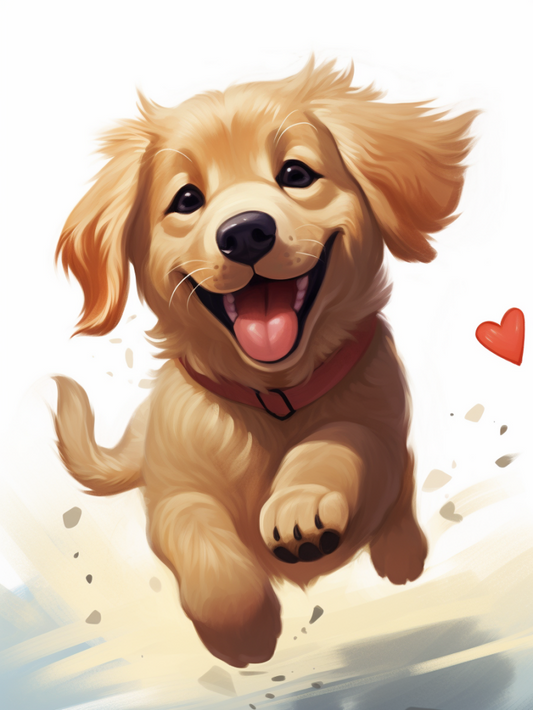 Golden Retriever Dog | Diamond Painting