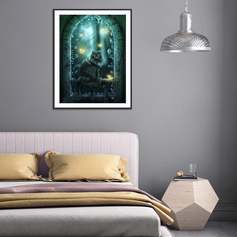 Midnight Cat | Diamond Painting
