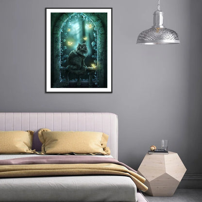Midnight Cat | Diamond Painting