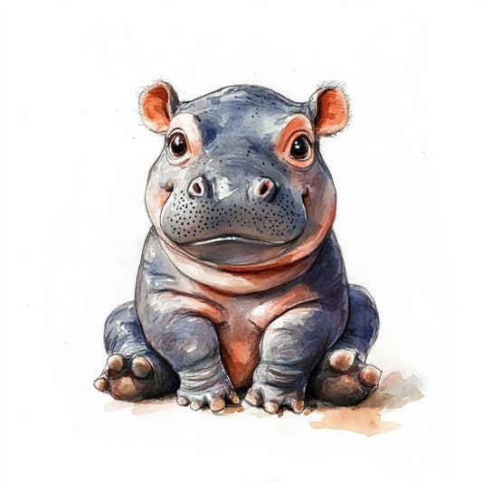 Hippo | Diamond Painting