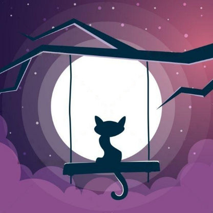 Midnight Cat | Diamond Painting