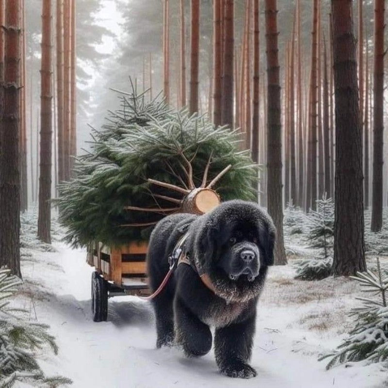 Newfoundland Dog | Diamond Painting