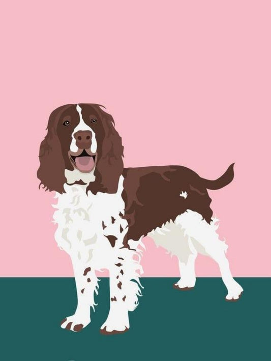 English Springer Spaniel Dog | Diamond Painting