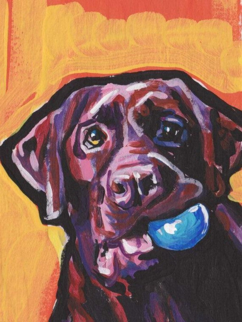 Chocolate Labrador Dog | Diamond Painting