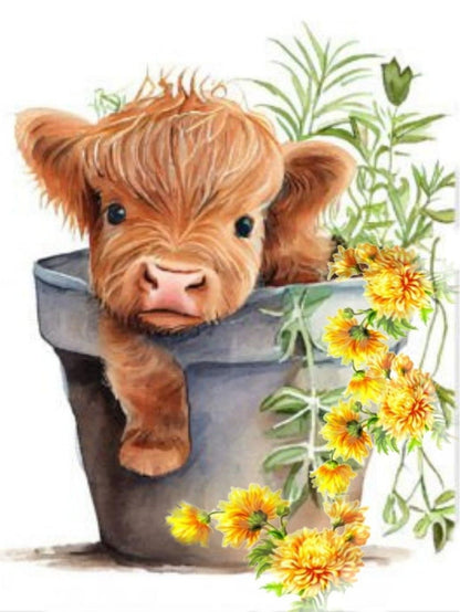 Highland Cow | Diamond Painting