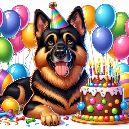Dog German Shepherd | Diamond Painting