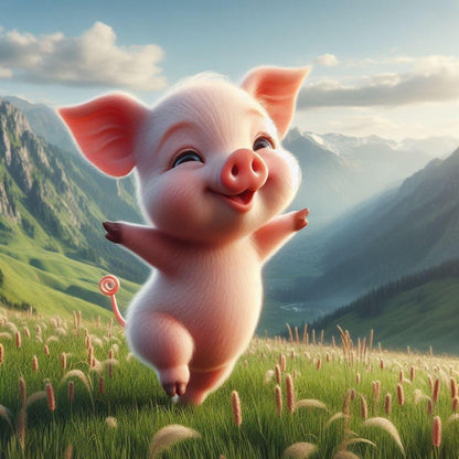 Pig | Diamond Painting