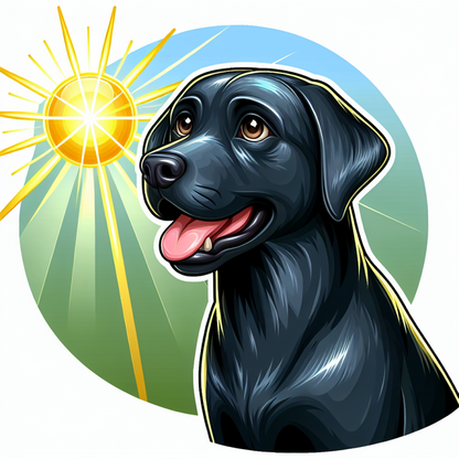 Black Labrador Dog | Diamond Painting