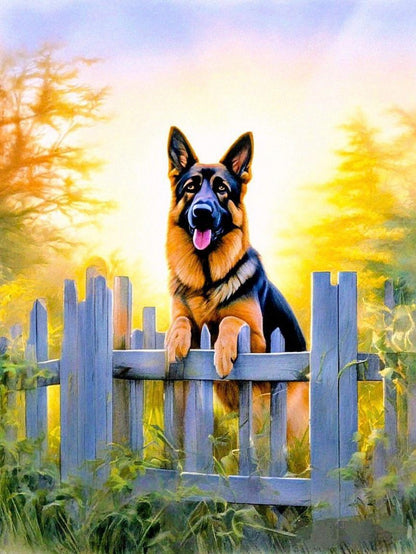 Dog German Shepherd | Diamond Painting