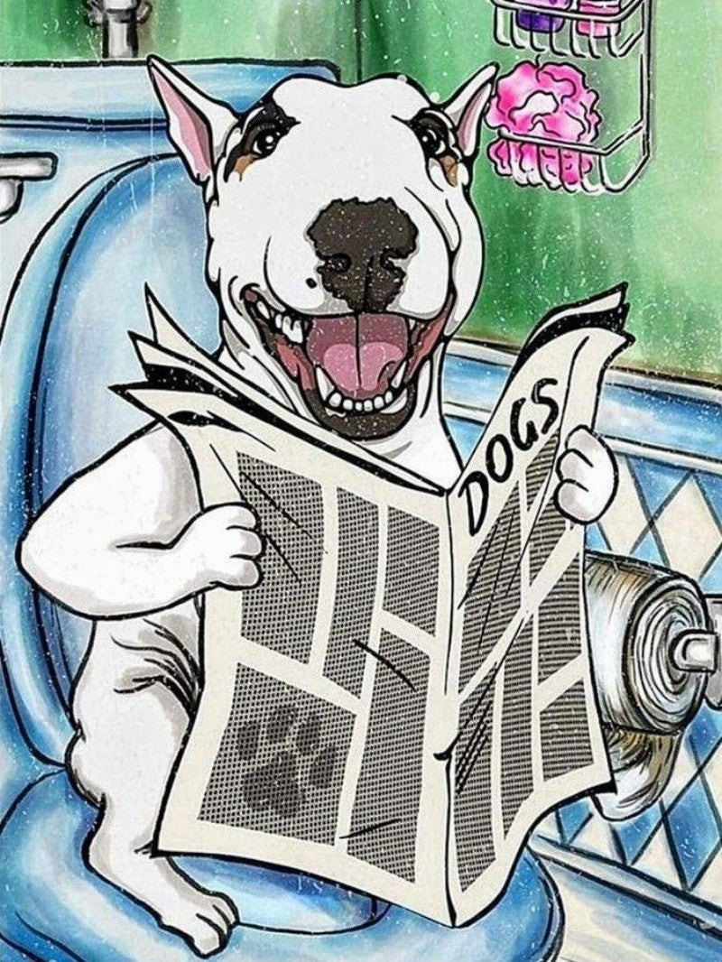 English Bull Terrier Dog | Diamond Painting