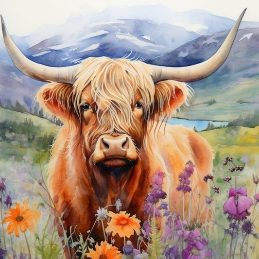Highland Cow | Diamond Painting