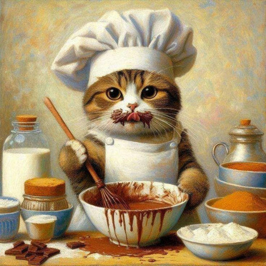 Cats in the Kitchen | Diamond Painting