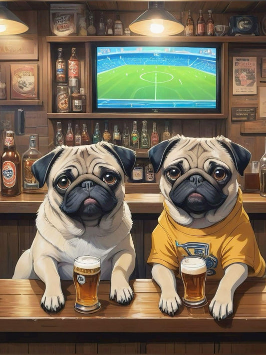 Dog Pug | Diamond Painting