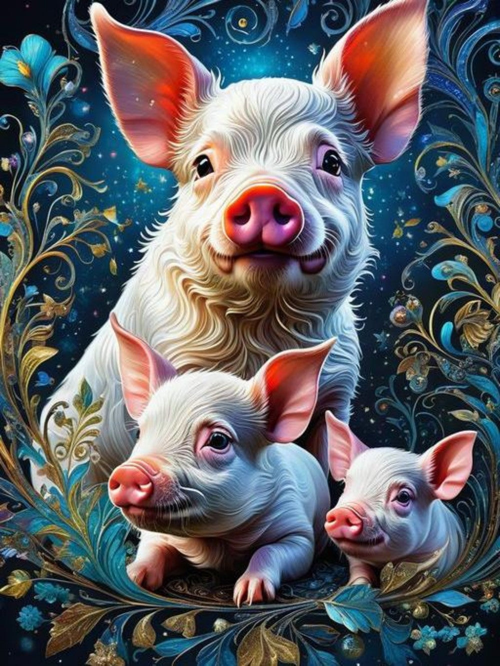 Pig | Diamond Painting