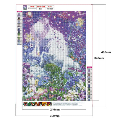 White Horse | Diamond Painting
