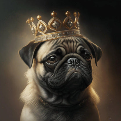 Dog Pug | Diamond Painting