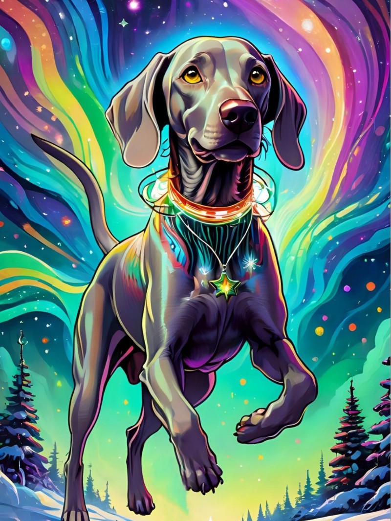 Weimaraner Dog | Diamond Painting