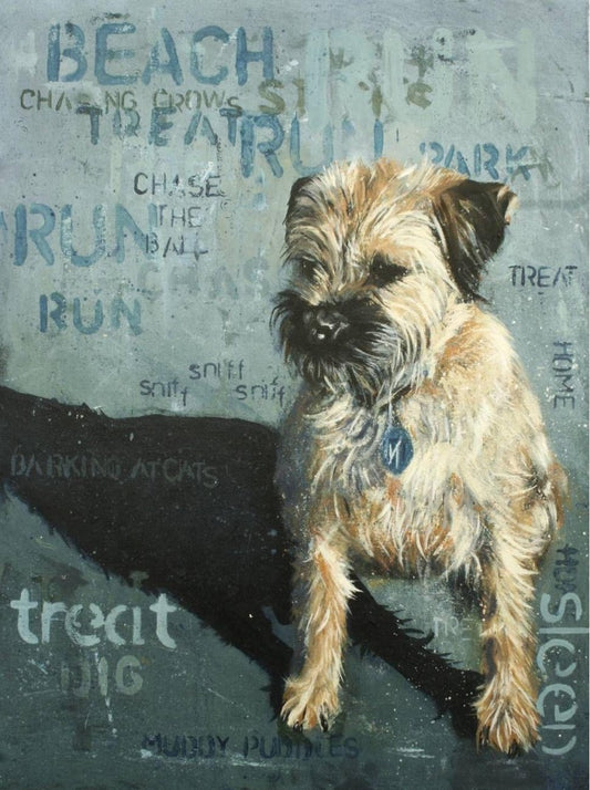 Dog Border Terrier | Diamond Painting