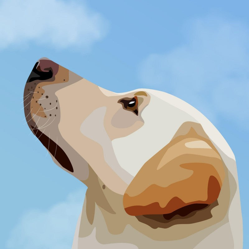 Yellow Labrador Dog | Diamond Painting