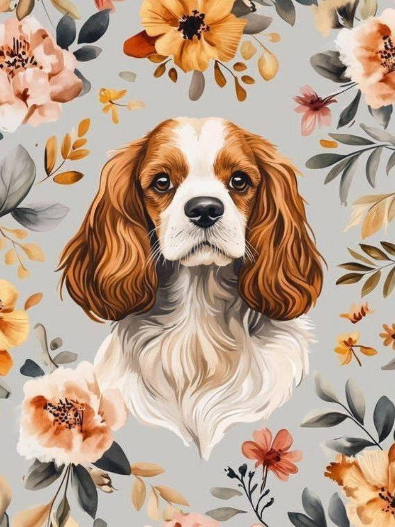 Dog Cavalier King Charles Spaniel | Diamond Painting