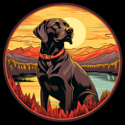 Chocolate Labrador Dog | Diamond Painting