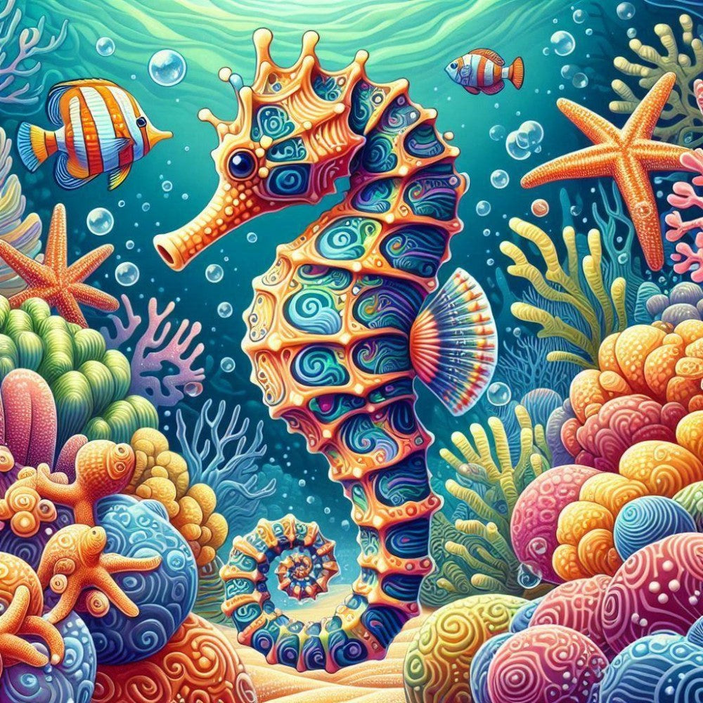 Seahorse | Diamond Painting