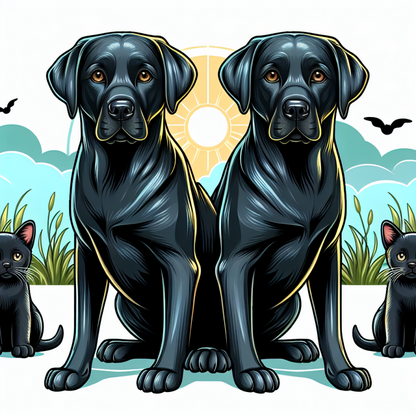 Black Labrador Dog | Diamond Painting