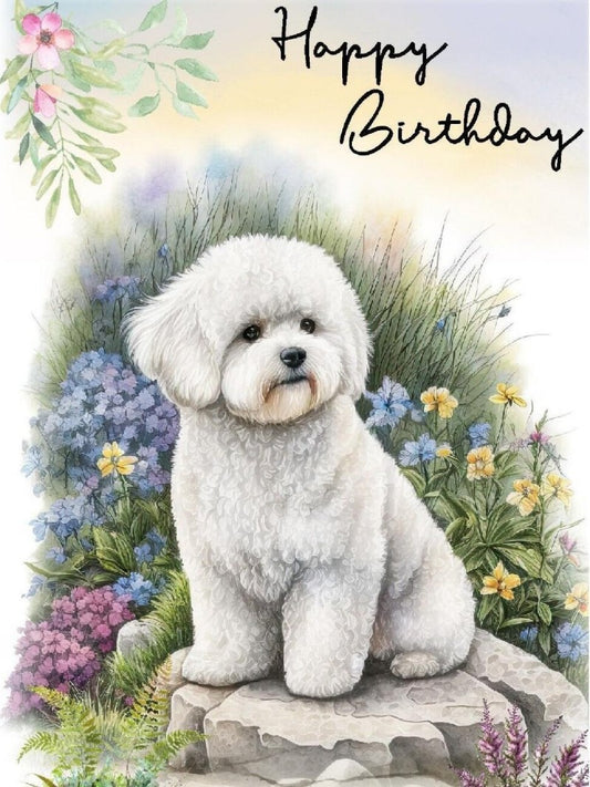 Dog Bichon Frise | Diamond Painting