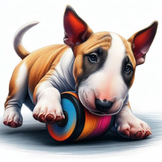 English Bull Terrier Dog | Diamond Painting