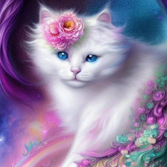 Colorful Cat | Diamond Painting