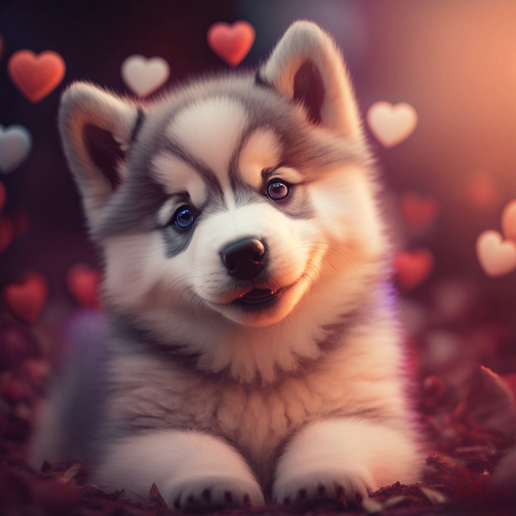 Dog Husky | Diamond Painting