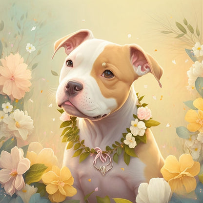 Dog Pit Bull | Diamond Painting