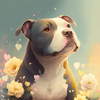 Dog Pit Bull | Diamond Painting