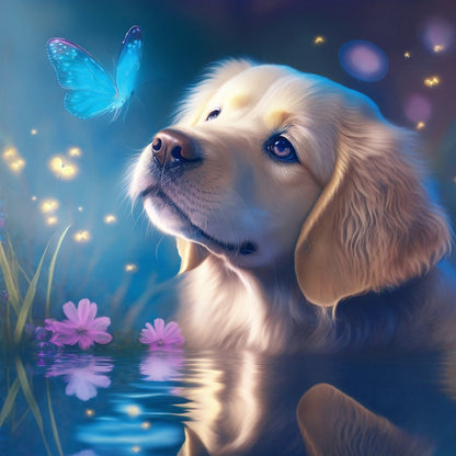 Labrador Dog | Diamond Painting